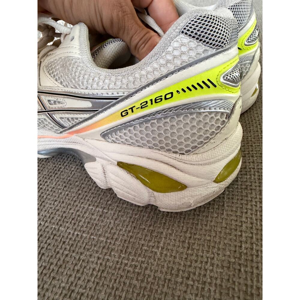 ASICS GT- 2160 Paris cream/yellow unisex sneaker size m 8.5/ w10 - Picture 3 of 16